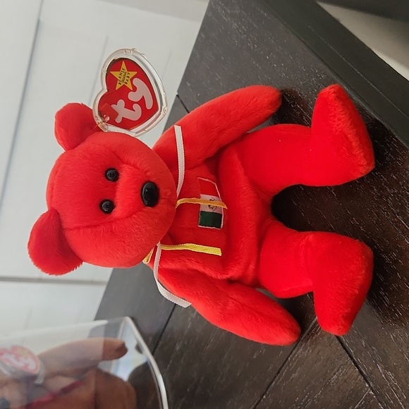 Ty beanie baby Osito Red bear Mexican - Picture 1 of 4